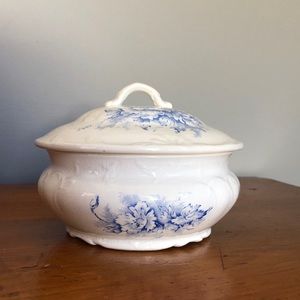 Rare Ironstone Butter Keeper Dish